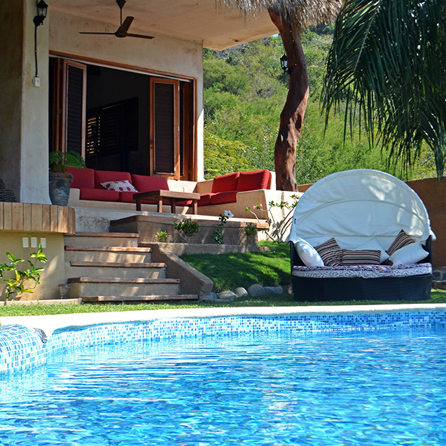 Picture on Pool in Casa Troncones